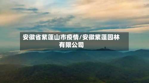 安徽省紫蓬山市疫情/安徽紫蓬园林有限公司-第1张图片