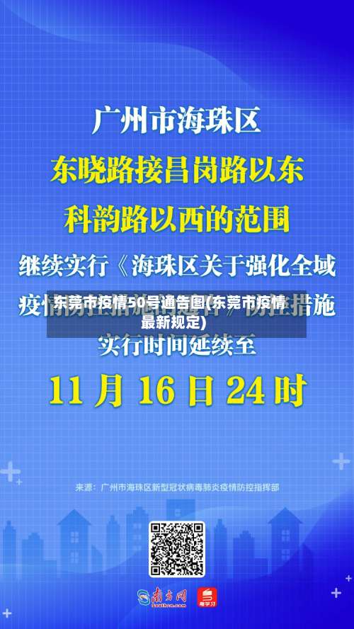 东莞市疫情50号通告图(东莞市疫情最新规定)-第3张图片