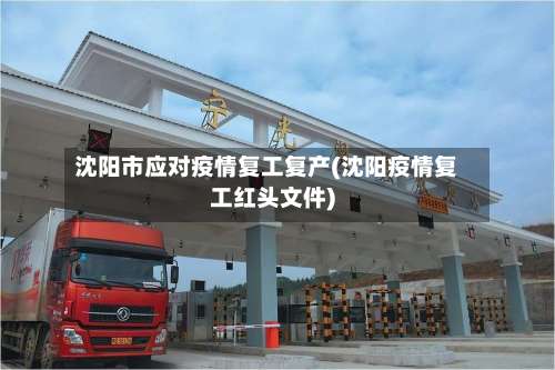 沈阳市应对疫情复工复产(沈阳疫情复工红头文件)-第1张图片